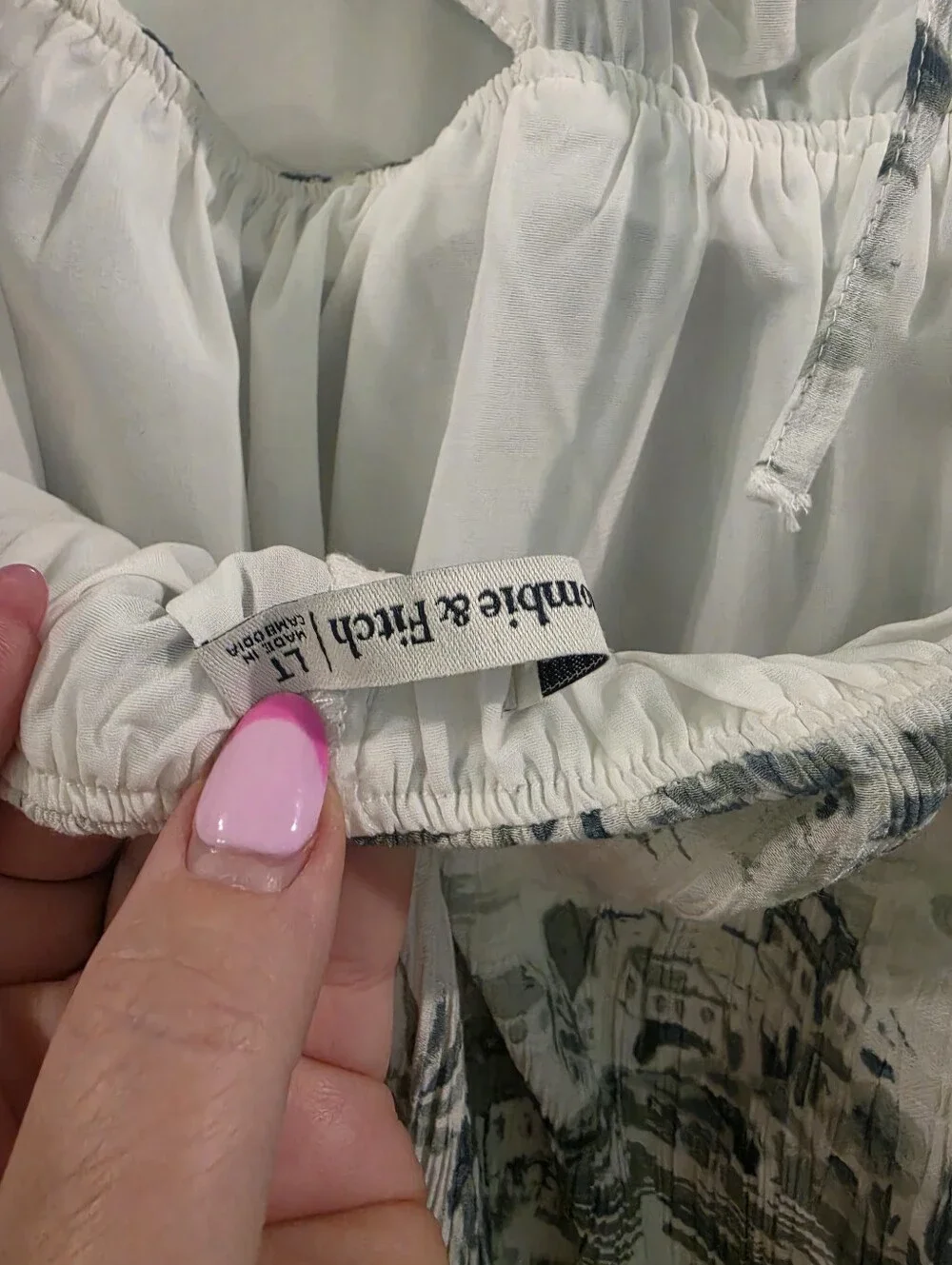 Abercrombie & Fitch Green Toile Dress